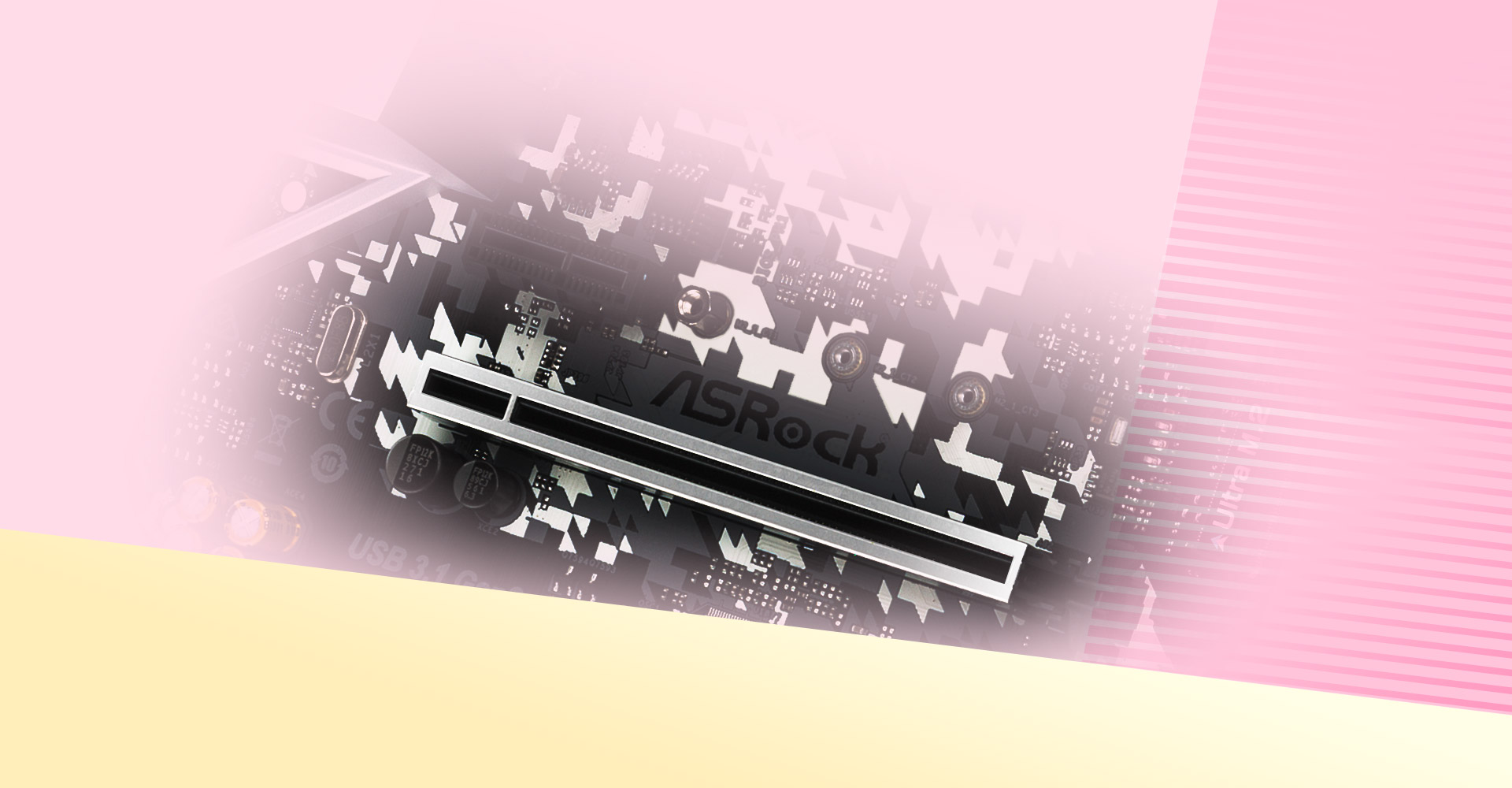 PCIe Steel Pink